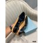 Prada Pointy Toe Pumps Khaki with Medium Heel 2021