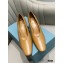 Prada Pointy Toe Pumps Khaki with Medium Heel 2021