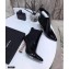 Saint Laurent Opyum Ankle Boots Patent Black with Pink Gold Interlocking YSL Logo Heel 11cm