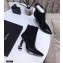 Saint Laurent Opyum Ankle Boots Black with Black Interlocking YSL Logo Heel 11cm