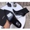 Saint Laurent Opyum Ankle Boots Patent Black with Silver Interlocking YSL Logo Heel 11cm
