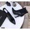 Saint Laurent Opyum Ankle Boots Black with Black Interlocking YSL Logo Heel 11cm