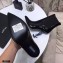 Saint Laurent Opyum Ankle Boots Patent Black with Blue Interlocking YSL Logo Heel 11cm