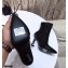 Saint Laurent Zip Opyum Ankle Boots Black with Black Interlocking YSL Logo Heel 11cm