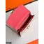 Louis Vuitton Damier Azur Canvas Croisette Chain Wallet Bag N60358 Rose Pink