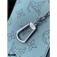 Louis Vuitton Mahina Leather Key Pouch Blue