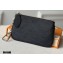 Louis Vuitton Mahina Leather Key Pouch M69532 Black