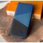 Louis Vuitton V Pattern Monochrome Taiga leather Zippy Wallet Vertical M63095 Blue