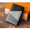 Louis Vuitton V Pattern Monochrome Taiga leather Pocket Organizer Wallet M30729 Gray