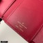 Louis Vuitton Damier Ebene Canvas Croisette Compact Wallet N60216 Red