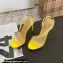 Gianvito Rossi Heel 11.5cm TPU METROPOLIS Sandals Yellow 2022