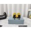Prada Heel 9cm triangle logo Pvc slides Yellow 2022