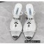 Prada Heel 9cm triangle logo Pvc slides White 2022
