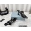 Prada Heel 9cm triangle logo Pvc slides Black 2022