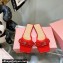 Mach & Mach Crystal Double Bow Slides PVC Red 2022