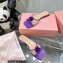 Mach & Mach Rose Flower Slides PVC Purple 2022