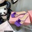 Mach & Mach Rose Flower Slides PVC Purple 2022