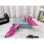 Prada Heel 9cm triangle logo Pvc slides Fuchsia 2022