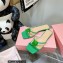 Mach & Mach Rose Flower Slides PVC Green 2022