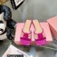 Mach & Mach Rose Flower Slides PVC Fuchsia 2022