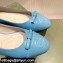 Gucci ballet flats with Double G 680878 Blue 2022