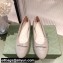 Gucci ballet flats with Double G 680878 Nude 2022