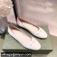 Gucci ballet flats with Double G 680878 White 2022