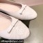 Gucci ballet flats with Double G 680878 White 2022
