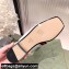 Gucci Double G Leather slipper 423694 Web White 2022