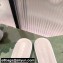 Gucci Double G Leather slipper 423694 Chevron White 2022
