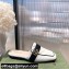 Gucci Double G Leather slipper 423694 Chevron White 2022