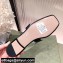 Gucci Double G Leather slipper 423694 Chevron White 2022
