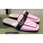Gucci Double G Leather slipper 423694 Chevron Pink 2022