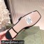 Gucci Double G Leather slipper 423694 Chevron Pink 2022