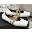 Alaia High-Quality Women's Ballet Flats White 2024