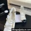 CHANEL Mary Janes Shiny Calfskin Ivory/Black heel 4cm 2024 