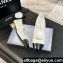 CHANEL Shiny Calfskin Patent Calfskin Ivory Black Mary Janes G45952 2024