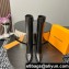 Louis vuitton Autumn and winter full-grain fashionable thigh boots Heel height: 9cm 03 2024
