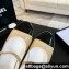 CHANEL Shiny Calfskin Patent Calfskin beige Black Mary Janes G45952 2024