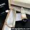 CHANEL Shiny Calfskin Patent Calfskin beige Black Mary Janes G45952 2024