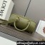 LOEWE amazona 23 cropped bag in nappa calfskin olive green  2024
