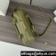 LOEWE amazona 23 cropped bag in nappa calfskin olive green  2024