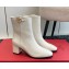 VALENTINO GARAVANI VLOGO SIGNATURE CALFSKIN ANKLE BOOT white 2024