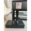 saint Laurent River leather thigh boot black 2024