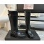 saint Laurent River leather thigh boot black 2024