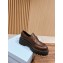 Prada Chocolate Leather loafer brown 2024