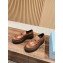 Prada Chocolate Leather loafer Cognac 2024