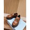 Prada Chocolate Leather loafer Cognac 2024