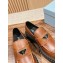 Prada Chocolate Leather loafer Cognac 2024