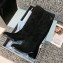 Prada New Season heel 7cm suede boots black 2024